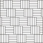 Vzory - Posunutý čtvercový