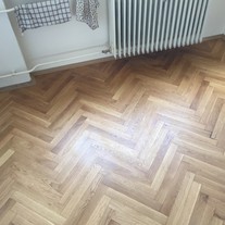 Renovace dubových parket - povrchová úprava olej