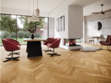 Dub Bright Chevron, dřevěné plovoucí podlahy Barlinek