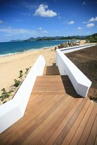 Dřevěná terasa - schody