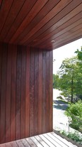 Dřevěná terasa + obklad stěn